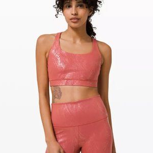 Lululemon Energy Bra *Shine Size 6